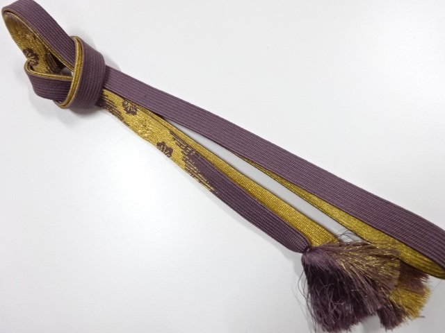 JAPANESE KIMONO / HAND-TIED OBIJIME CORD